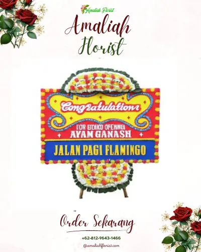 Bunga Papan Congratulation di Mendala